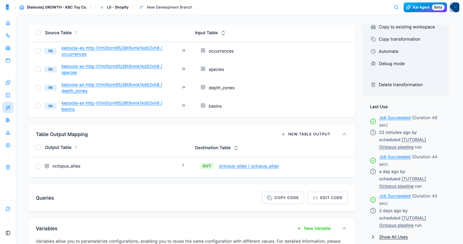 Screenshot - The finished input mapping